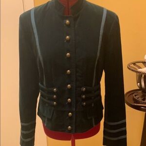 Together Women's Military Style Jacket in Dark green